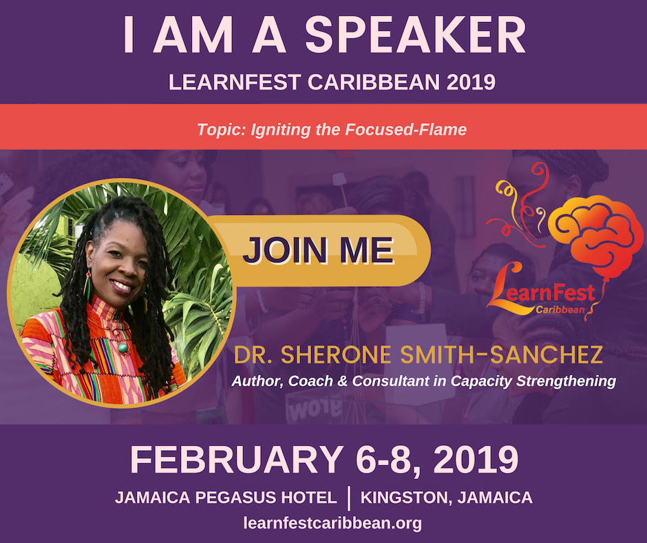 LearnfestCarib's tweet photo. Sherone Smith-Sanchez will be at #LearnFestCarib 2019 to help you #LevelUp and #SetYourselfApart. https://t.co/IxAETlGzSl