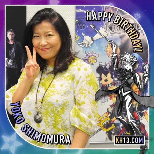 Happy 51st birthday to Yoko Shimomura (born October 19th, 1967),...  