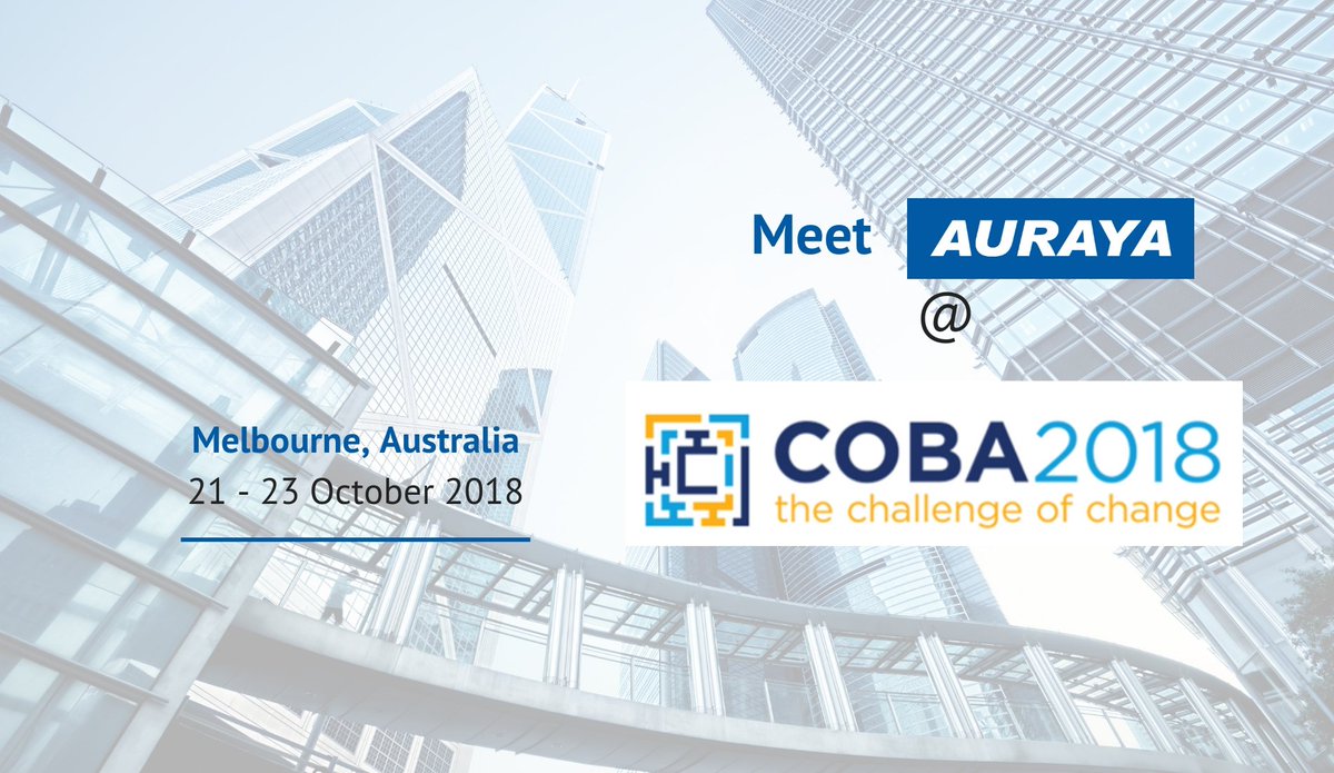 aurayasystems's tweet photo. @AURAYA_SYSTEMS and @VixVerify are co-sponsoring #COBA2018 again! Meet us in Melbourne between 21 to 23 October to discuss banking solutions in identity and access management. https://t.co/jISmnGsCzs