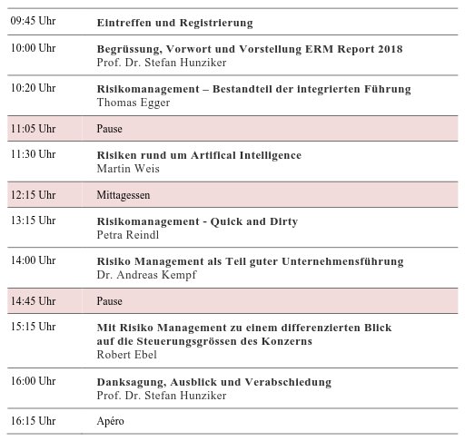 Braucht es Risk Management als Teil einer guten Unterehmensführung? Dr. Andreas Kempf, #Corporate #Auditing, #Risk and #Quality #Management; Senior Vice President bei ZEISS Gruppe am #Enterprise Risk Summit 2018, 24.10.2018 buff.ly/2HlG0lD