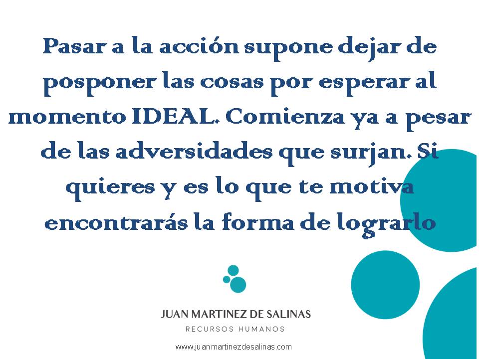 JuanMartinez's tweet photo. Buenos días a tod@s. Mi frase motivadora de la semana: Pasar a la #acción supone dejar de #posponer las cosas por esperar al momento #IDEAL. Comienza a pesar de las #adversidades que surjan. Si quieres y es lo que te motiva encontrarás la forma de lograrlo https://t.co/LY1q6Br2Cq