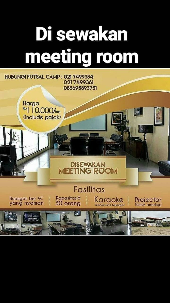 Di sewakan meeting room