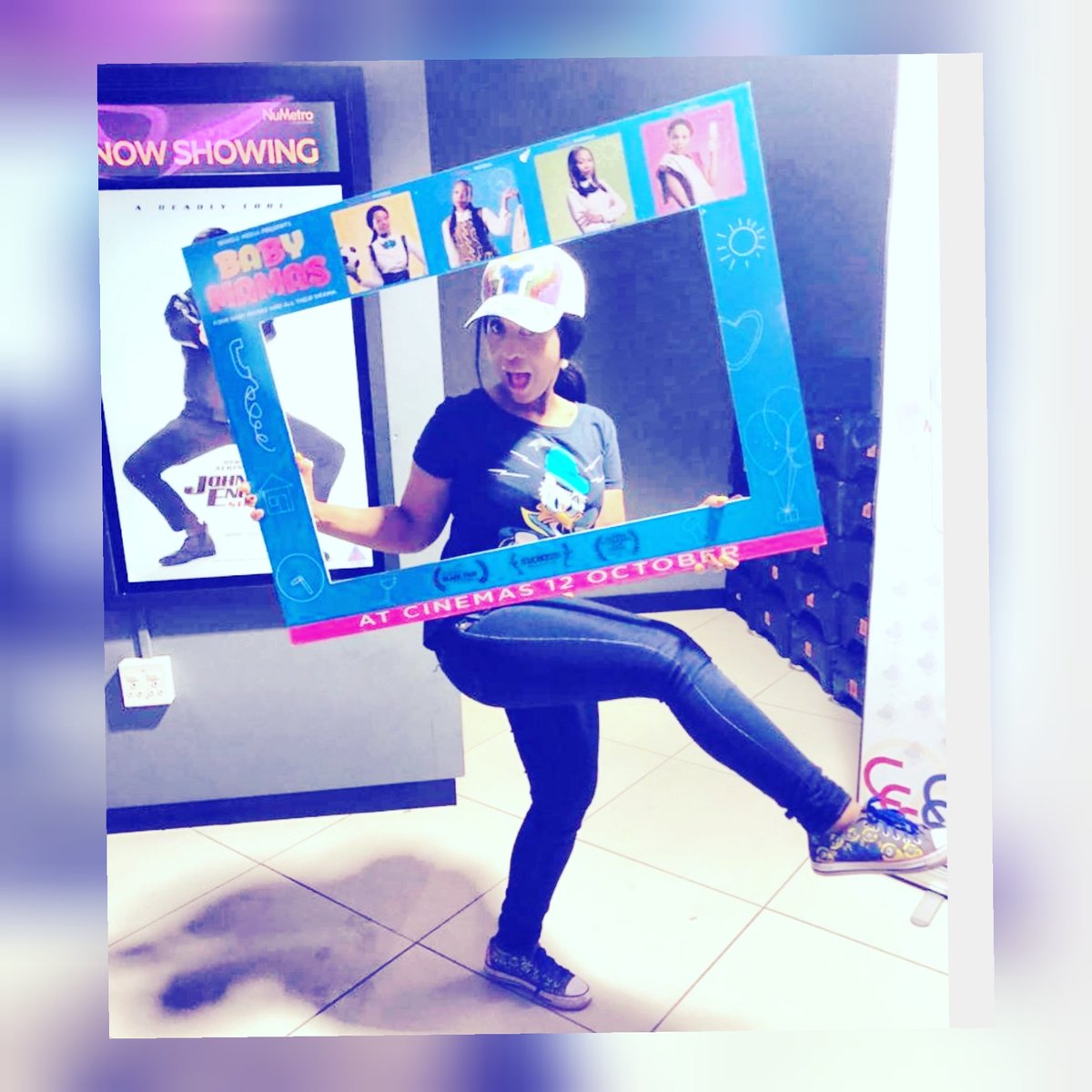 duduWagaG's tweet photo. Yes....hello Friday. #OOTD rocking #DuduPoshArt #customisedcap #Sebenzagirl #art. β€ rocking #babymamas Tshirt... think gonna watch it again. Ntho emonate ya phetwa. Kaya gape β€ #babymamafilm #top10 @StephinaZwane @tembisa @dineoranaka @SalaminaMoses https://t.co/WhZp0a2JZ6