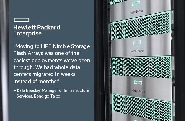 Fontaine_Ch's tweet image. #Allflasharray #Bigdataanalytics #BaaS #HPENimbleStorage #HPEInfoSight #BendigoTelco #HPECustomerCaseStudy bit.ly/2yIX9CQ