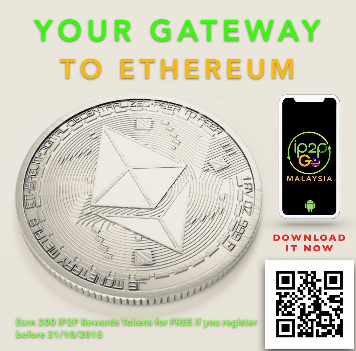 ip2pGo's tweet photo. We are now in Malaysia. Download it now at https://t.co/qLUfLnKaoN and earn 200 free iP2PR Tokens. https://t.co/2juXDADh7E