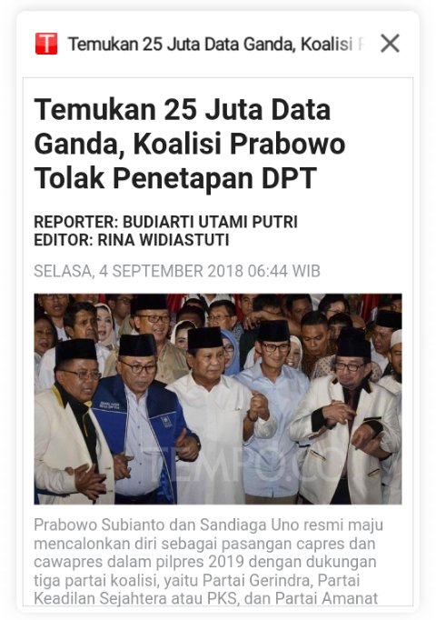 ZAEffendy's tweet photo. @udin_erudin93 @oma_ranny @AkunTofa @CakKhum @zarazettirazr @Ferdinand_Haean @KPU_ID Segera Usut dan Benahi #DPT31Juta #Pemilu2019 #Pilpres2019
Cc @bawaslu_RI https://t.co/rj9uH7TrGM