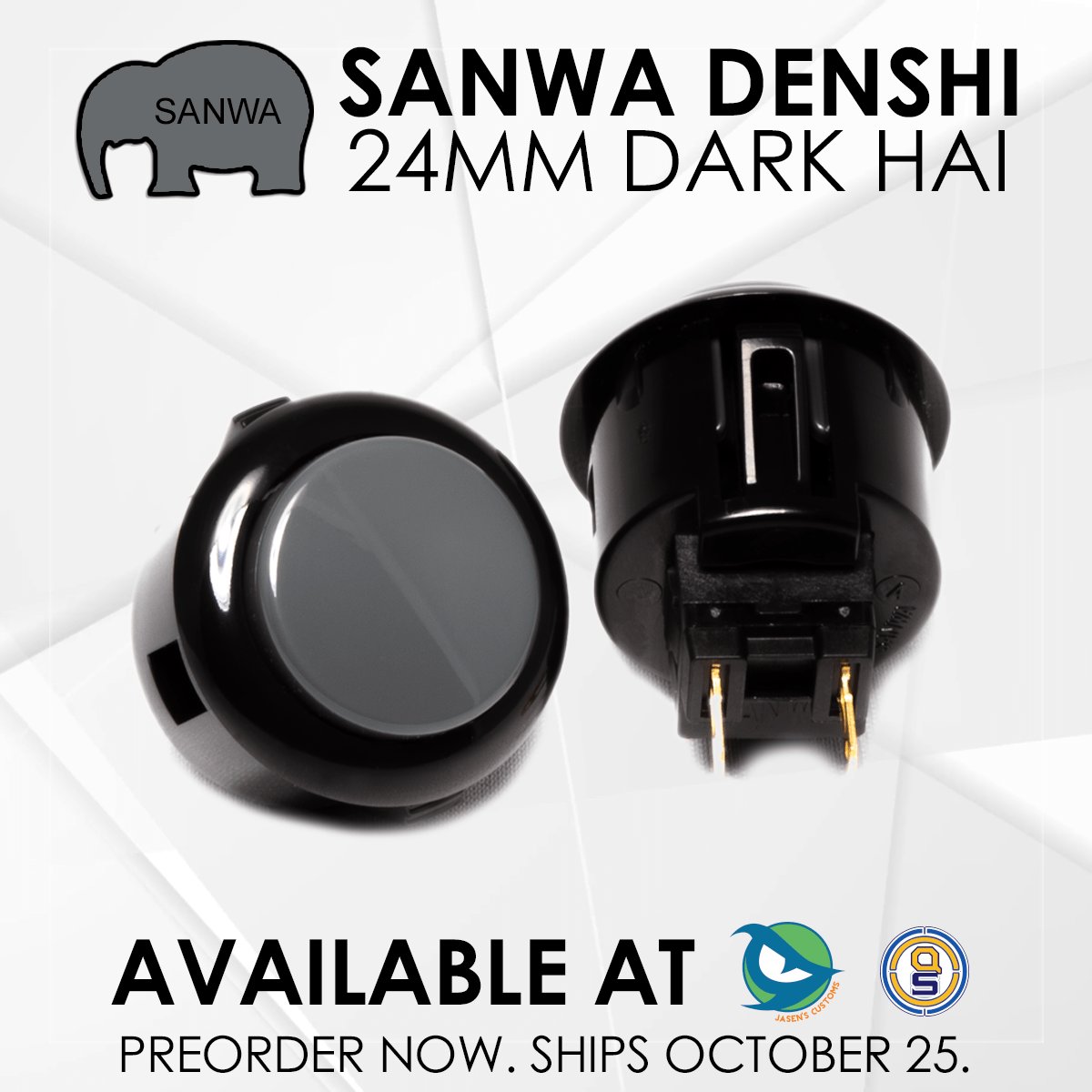 ArcadeShock's tweet photo. Sanwa Denshi OBSF24-K/DH (24mm) Now Shipping
https://t.co/Nt0cbvJEFm
#FGCCollaboration #obsf24 @JasensCustoms https://t.co/0WYxv4eY0x