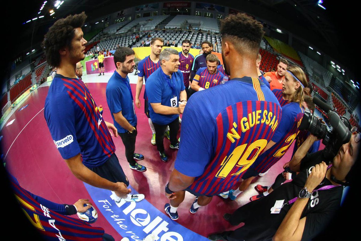 Amb_AlKuwari's tweet photo. Todo mi apoyo para el #FCBarcelonaLassa que se enfrentará hoy a las 18.00 horas contra el #FuchseBerlín en la final de la #SuperGlobe. https://t.co/6IzV2kHra1
