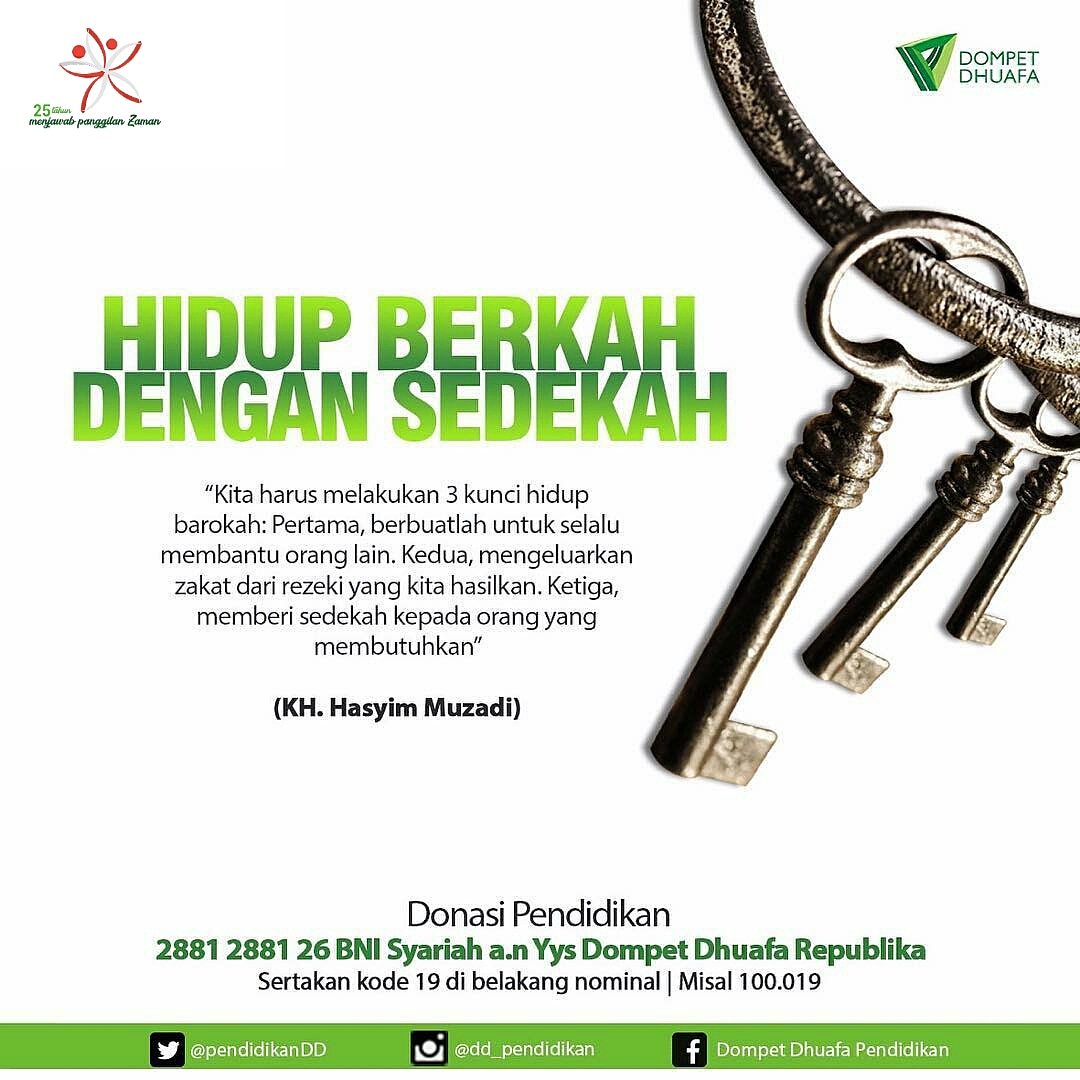 greatedunesia's tweet photo. Mari sahabat pendidikan Donasikan harta kita agar lebih berkah melalui @PendidikanDD π
#Donasi #Berkah #Jumat #Pendidikan #DDPendidikan https://t.co/IvkpZ1sBIb
