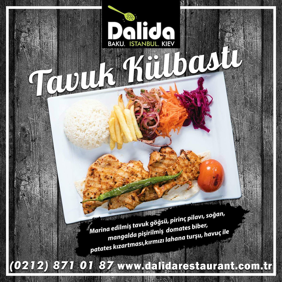 dalidaistanbul's tweet photo. Hafif ve sa��lıklı bir lezzet arayanlara, tavuk külbastı... 
#tavuk #külbastı #ızgara #istanbul #beylikdüzü  #dalidarestaurant https://t.co/gwj7yjJxcD https://t.co/lJZAhN01HG