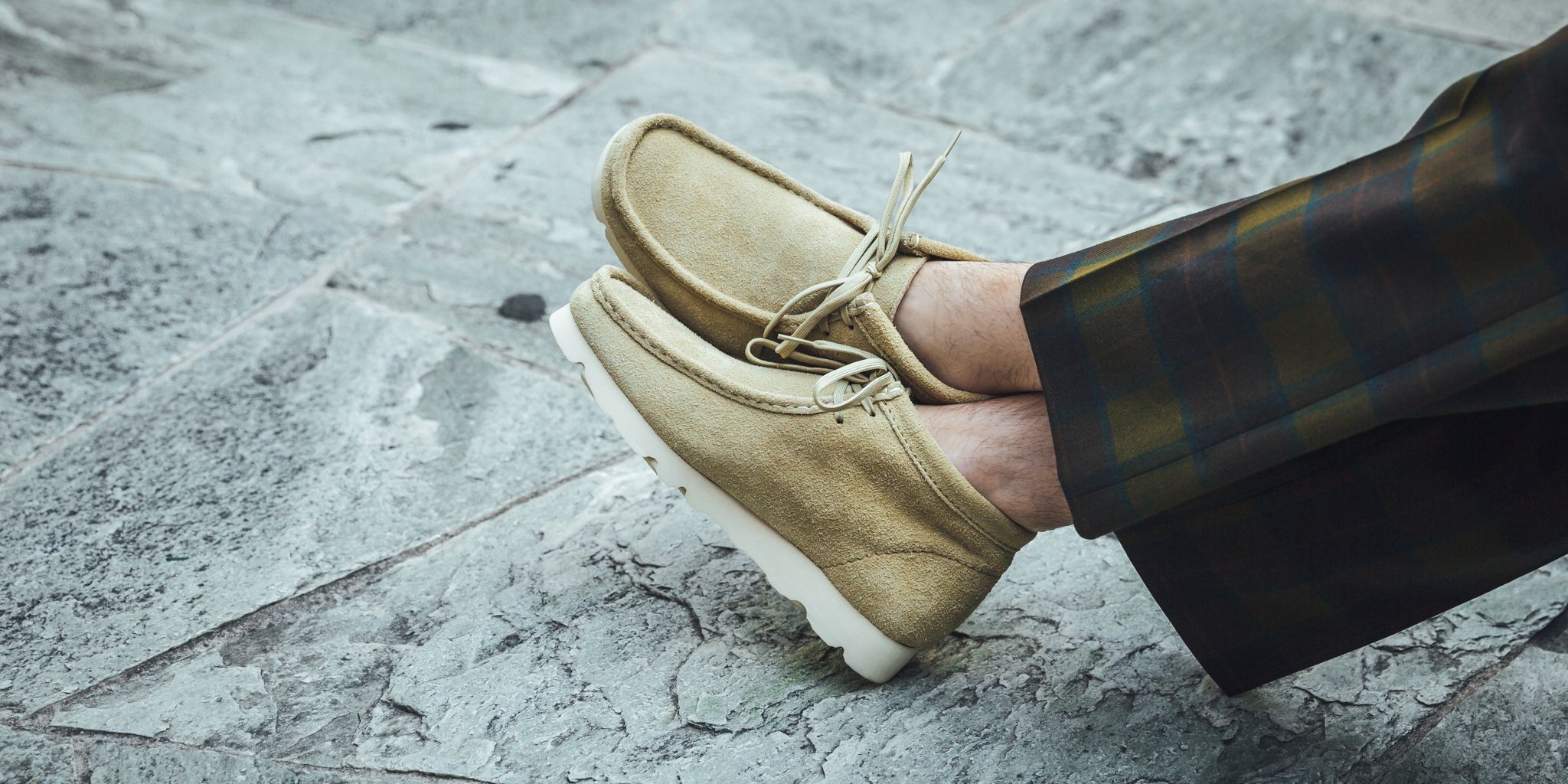 beams clarks wallabee