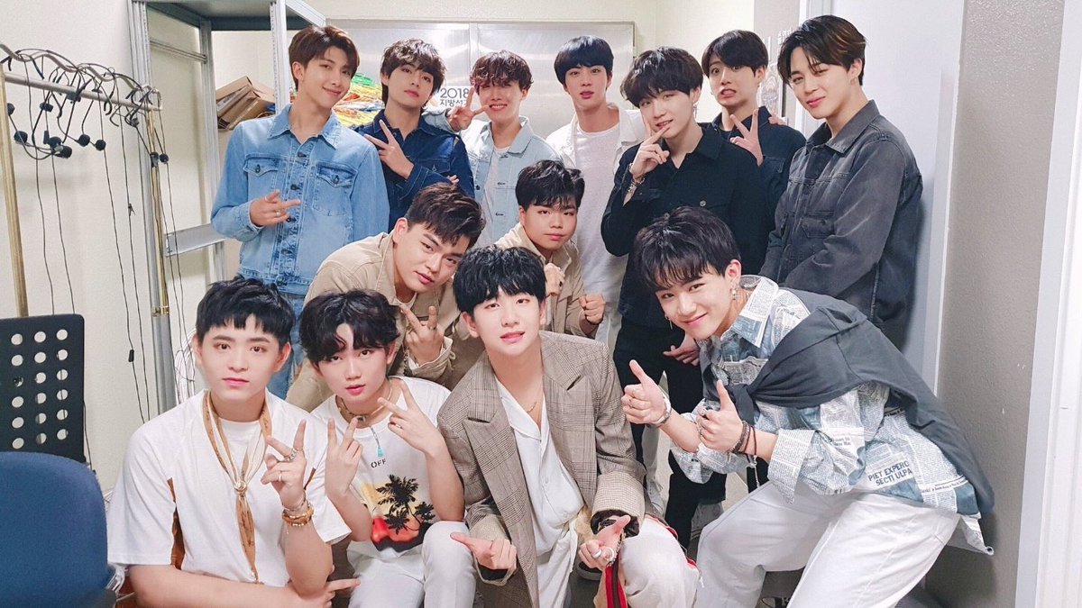moonrainksj's tweet photo. Here is a photo BTS took with The East Light amidst their Fake Love promotions. This is perfectly the reason why the #EndViolence campaign exists. Such young, sweet kids just wanting to leave their dream. Lee SeungHyun is the one at the very back. 

#JusticeForTheEastLight https://t.co/GZljXTDxFE