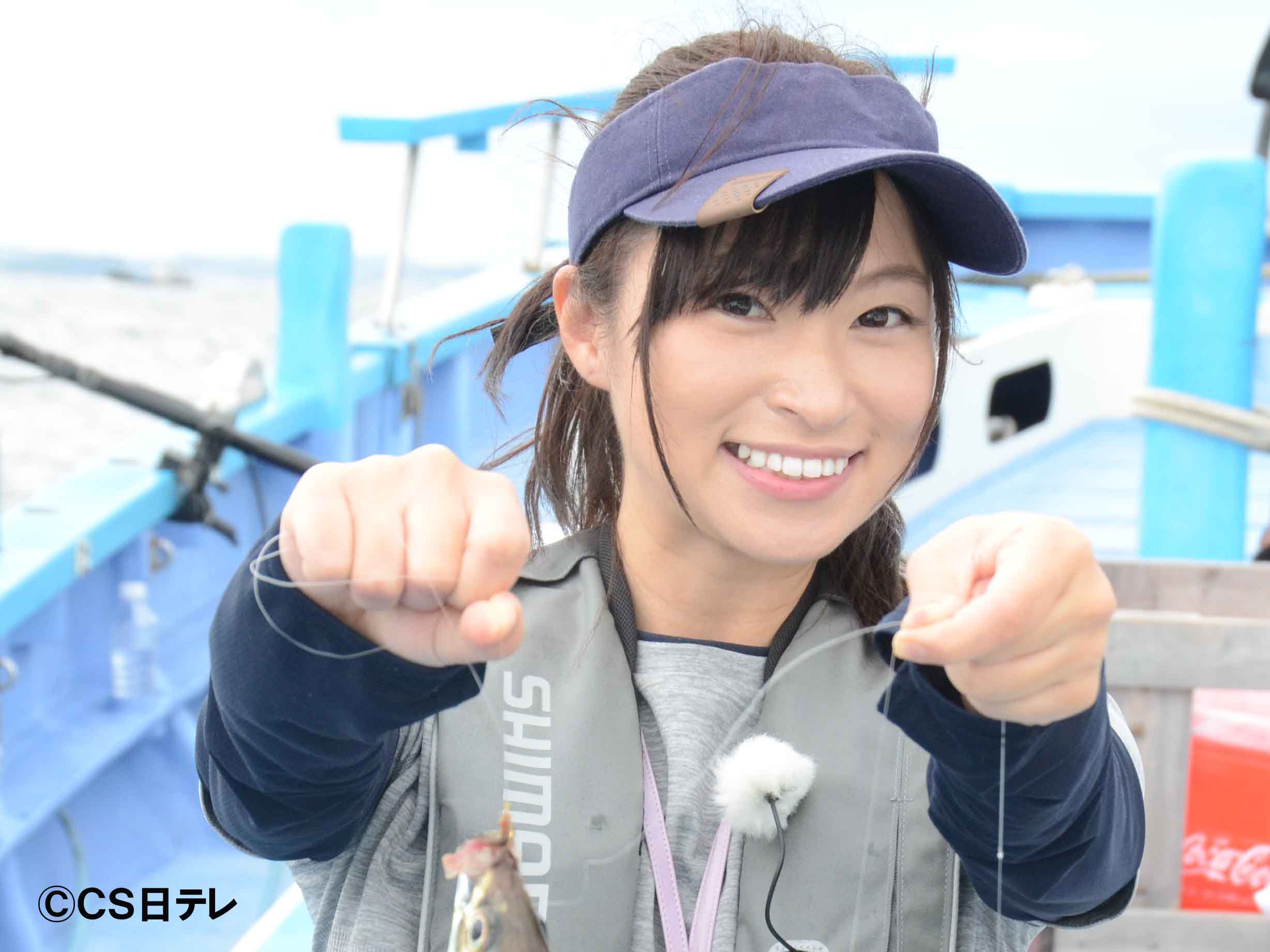 日テレプラス １年を通して 釣りガール の頂点を決める ガールズ フィッシング グランプリ 18秋の陣 10 27 土 午後11 00 放送の前に メンバーご紹介 荒井沙織 Saoric0310 ファッションポイントはサンバイザー とってもキュート
