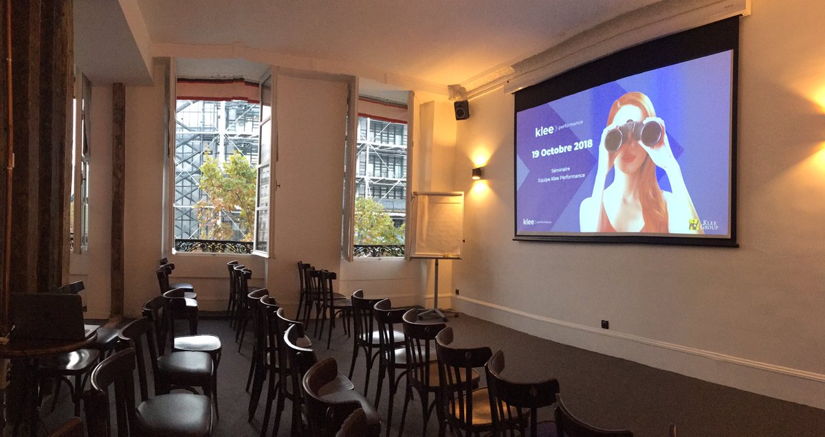 ThomasBrulez's tweet photo. Séminaire @KleePerformance aujourd’hui près de Beaubourg ! Une superbe année qui se profile ! #teambuilding https://t.co/IOoHjHeTSg