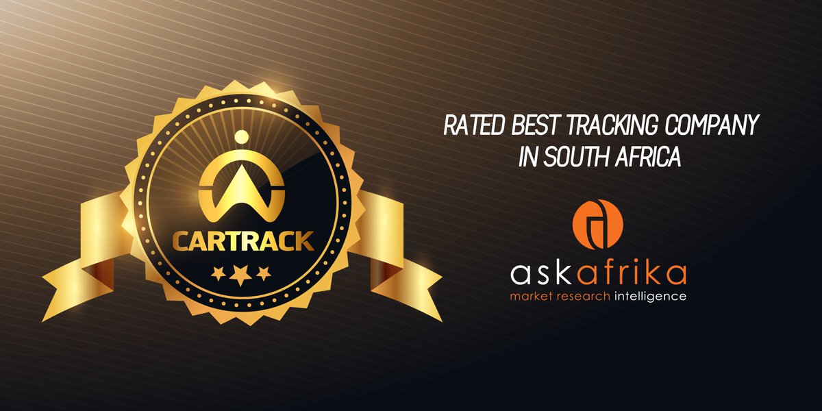 CartrackZA's tweet photo. Cartrack was recently recognised as the category winner for tracking companies at the prestigious 2018/19 Ask Afrika Orange Index Awards. We constantly strive to improve our service to meet the needs of our customers. https://t.co/DCwY87SfnE