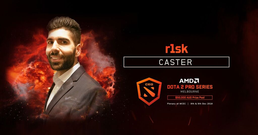 ConvictusEsport's tweet photo. ‼️ EXCITING NEWS ‼️

r1sk will be joining the Dota 2 Pro Series Melbourne as a Caster! 

Can we get a like for r1sk and GoDz dynamic duo? 

Stay tuned for more BIG announcements SOON! https://t.co/IzsUHLVBw5