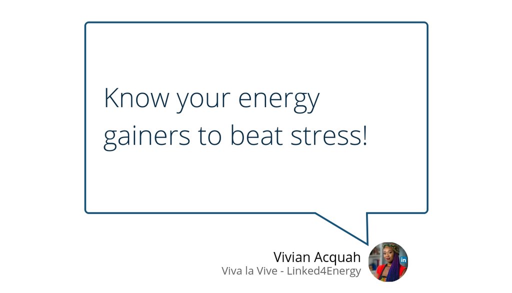 VivalaViveNL's tweet photo. "What things are draining your energy?" https://t.co/y0J3eTg6qz #Stress #HR #CorporateWellness #WorkplaceWellness #DuurzameInzetbaarheid #Linked4Energy https://t.co/xoGlMaaGsj