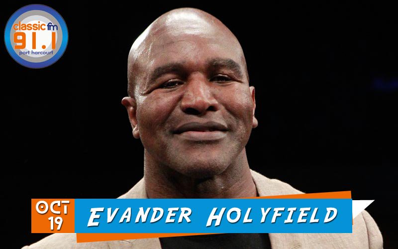Happy birthday to retired professional boxer, Evander Holyfield. 