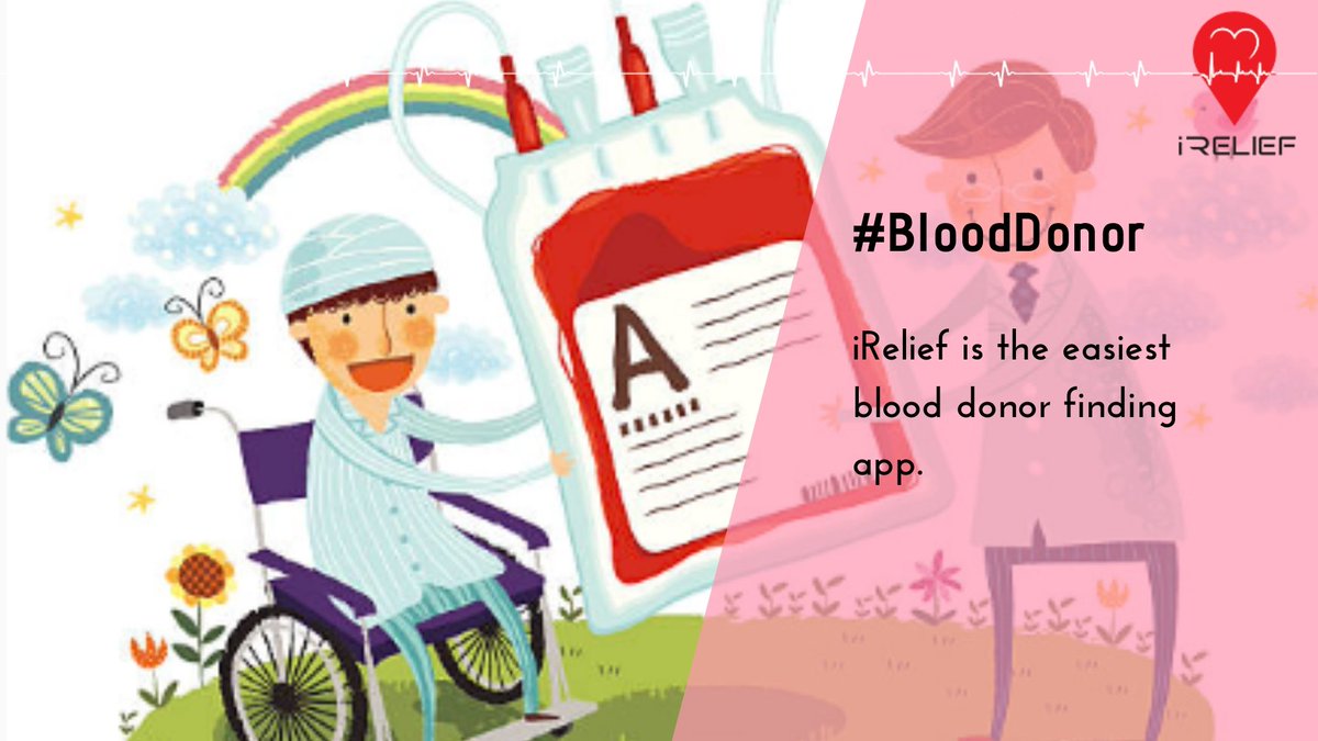iReliefServices's tweet photo. Finding blood donors was never this easy! Simply tap the #iRelief app, submit your requirement and find a blood donor instantly. Download now - https://t.co/UReEqGMiKK
#GetBlood #BloodDonors #FindBloodDonors https://t.co/Ol1DqTpsYp