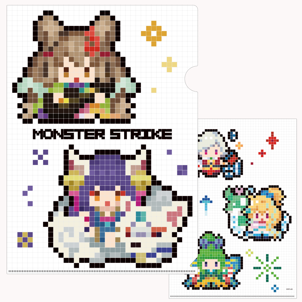 モンスト5thアニバーサリーストア In Tsutaya 本日10 19 金 より Tsutaya Ebisubashi 大阪 でも開催 かわいらしいドットがデザインされた先行商品のクリアファイルや また通常の機械にて グラ モンスターストライク公式 モンスト Scoopnest