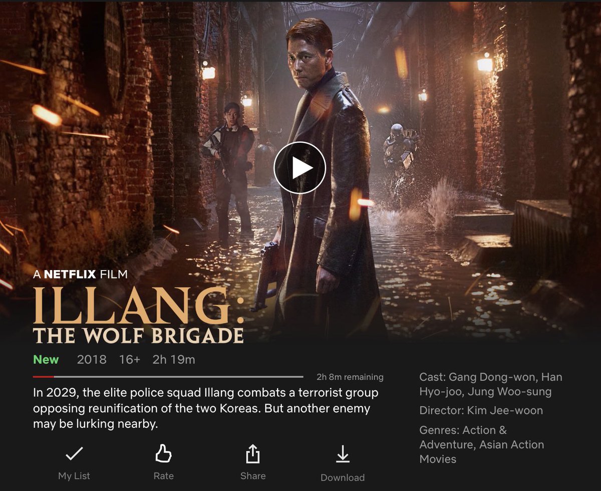 tokki_222's tweet photo. Now available on Netflix! <#Illang>
https://t.co/tPy1aERzsM
#인랑 #Inrang #김지운 #강동원 #한효주 #HanHyoJoo #韓孝周 #ハンヒョジュ #이윤희 #LeeYoonHee #정우성 #김무열 #한예리 #최민호 https://t.co/a0cDbp4rTd