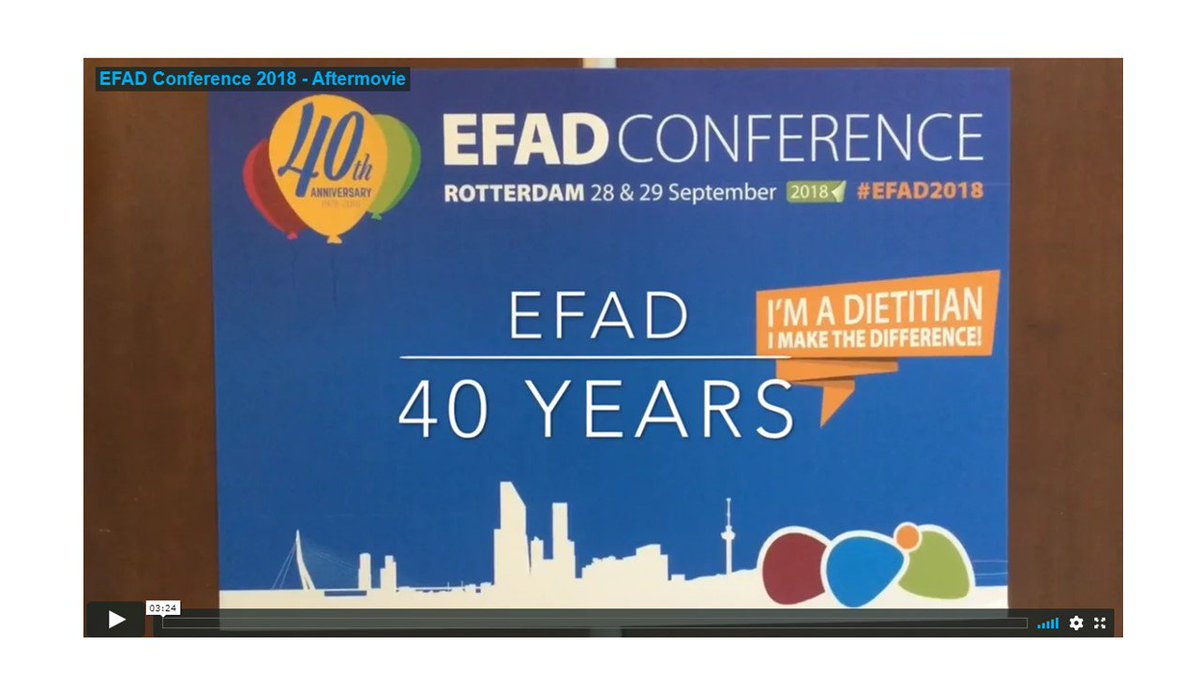 efad_org's tweet photo. #EFAD Newsflash (https://t.co/Fx16k8v5Cs ): #EFAD is looking back at 40th #EFADConference through a movie and photos. Judith Liddell, #EFAD Executive Director was at the EU school fruit, vegetables and milk scheme meeting. And other news... https://t.co/oAkMsgTgxP