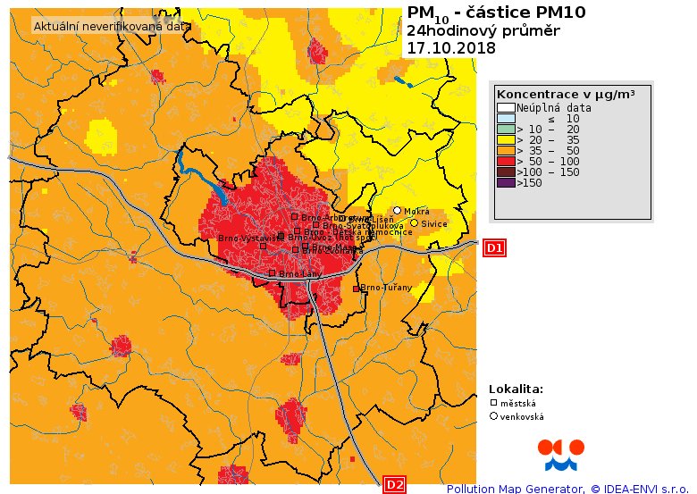 CentrumproZPZ's tweet photo. #BRNO - znečištění ovzduší prachem #PM10. Nejhorší křižovatce #Úvoz/#Údolní, denní limit překročen více než 2x, stanice předstihla i tak proslulé zamořené lokality jako #Ostrava - #Radvanice v sousedství metalurgického komplexu @ArcelorMittal #AirPollution #znečištění #doprava https://t.co/jRSGQadMOf