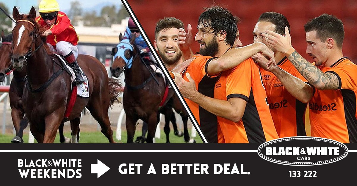 BlacknWhiteCabs's tweet photo. Plenty of sporting action in Brisbane this weekend!
Caulfield Cup Day at Doomben promises to be spectacular! While the Roar play at Suncorp on Sunday!
If you’re headed along, book your transport now on 133 222 and #stuffsurges
#taxi #brisbane #brisbaneevents #TGIF #weekend https://t.co/M4yAZr3MJn