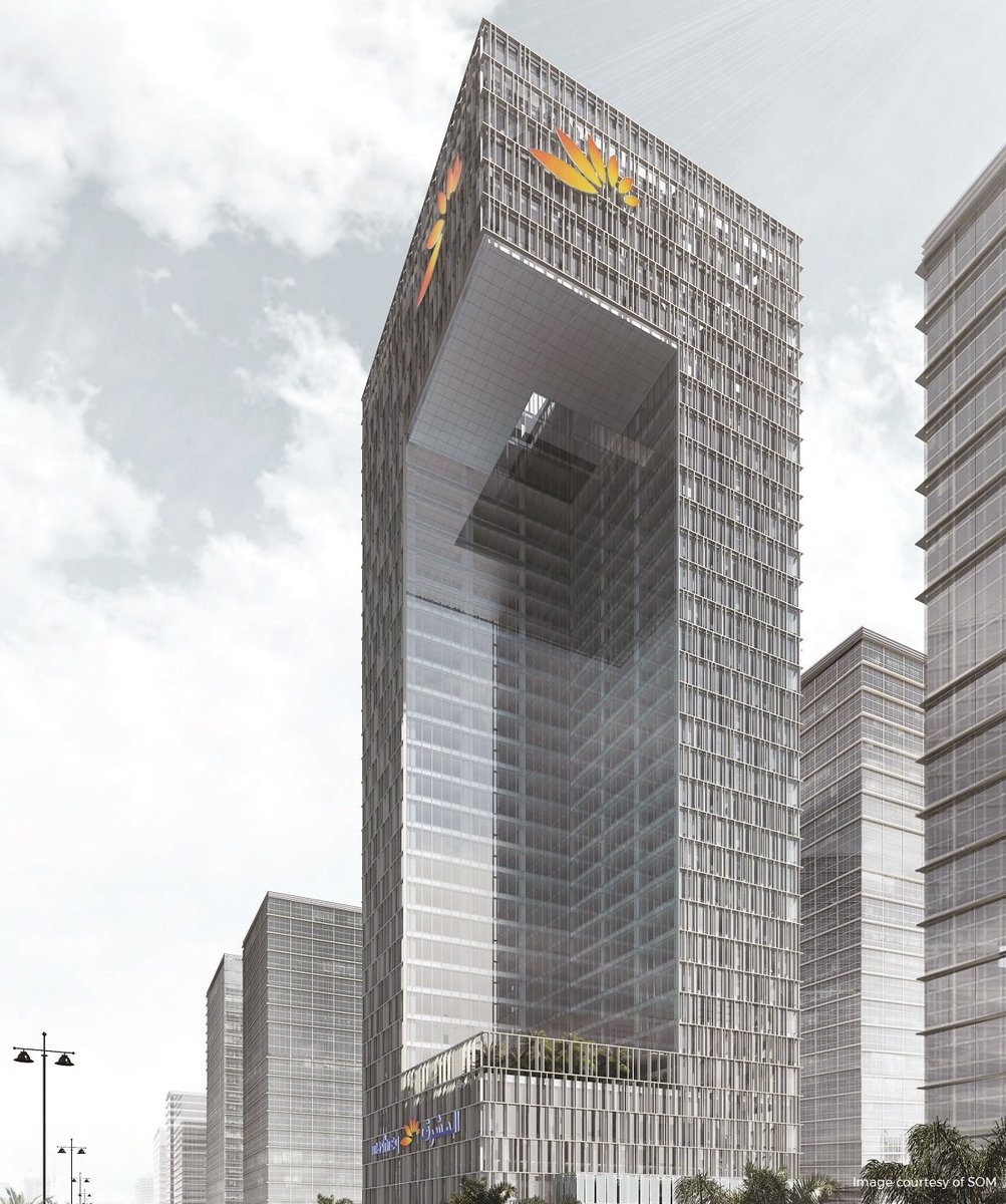 wsp's tweet photo. .@CTBUH Construction Tour: On 23 October, Zaher Hadow will present on the extraordinary structural design of the Mashreq Bank HQ building cantilever. More about the project: https://t.co/Di7kFYYrT4 #2018PolycentricCities https://t.co/A7p3wJXwJ3