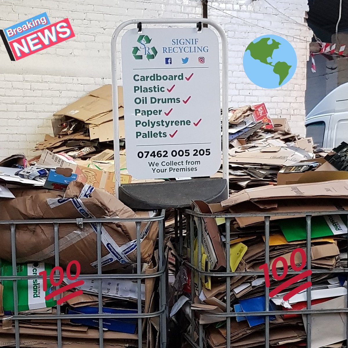 SignifR's tweet photo. #Receive a #bin🗑️
#Fill it up ♻️
#Have it #collected⛟
#Save #money! 💷 https://t.co/GQ8iPEKcur