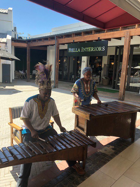 stbsquare's tweet photo. Come watch our marimba band performing in the Centre Court at #StellenboschSquare today and tomorrow during lunch time. They can also be hired to play at any private function! #stbsquare #stellenbosch #marimbaband https://t.co/Jp5ZJtZvRO