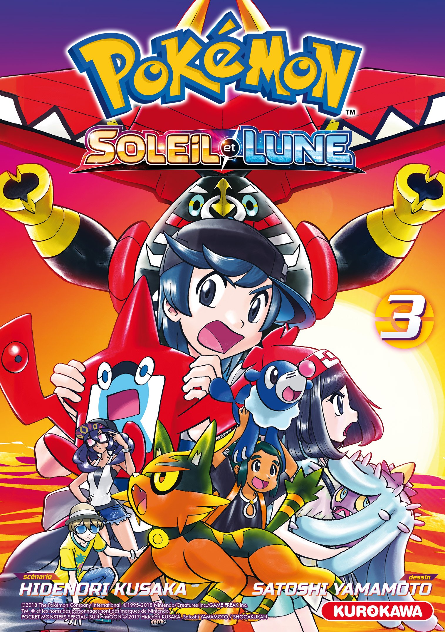Pokemon Soleil Et Lune Personnage Editions Kurokawa on Twitter: "Dès le 15 novembre, le Tour des Îles d'Alola  continue en compagnie de Soleil le coursier et Lune la pharmacienne dans le  tome 3 de Pokémon Soleil et