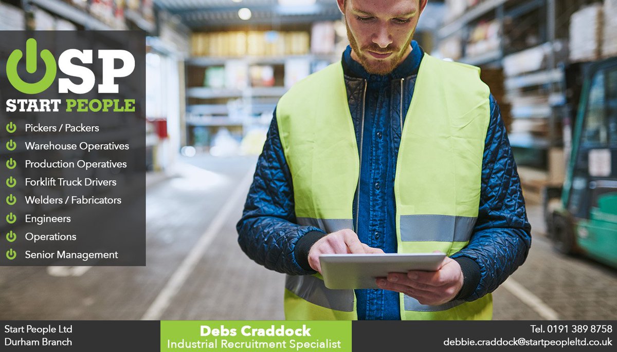 startpeopleltd's tweet photo. Are you looking for someone to not just manage your recruitment, but work with you to grow your team? 

To fulfil this growth and build a loyal, skilled team speak to our #industrial #recruitment specialist Debbie Craddock on 0191 389 8758 https://t.co/I7tC4hN4gt