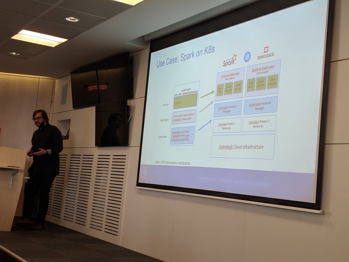 ApacheCommunity's tweet image. . @CERN investigates the nature of the universe with @ApacheSpark #CentOSDojo #PoweredByCentOS