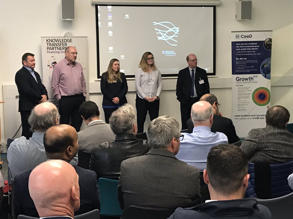 A photo of the speakers at the CeeD Scotland event