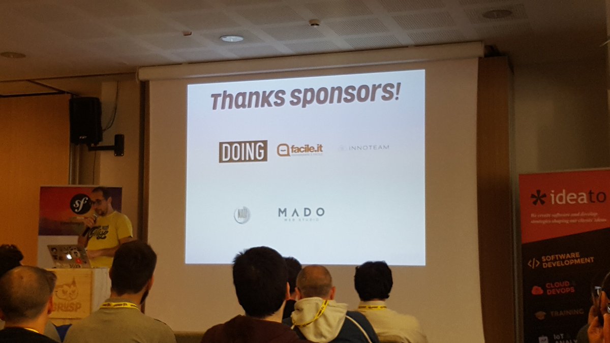 DavidePennica's tweet image. Quest&apos;anno @doing sponsor al #symfonydayit