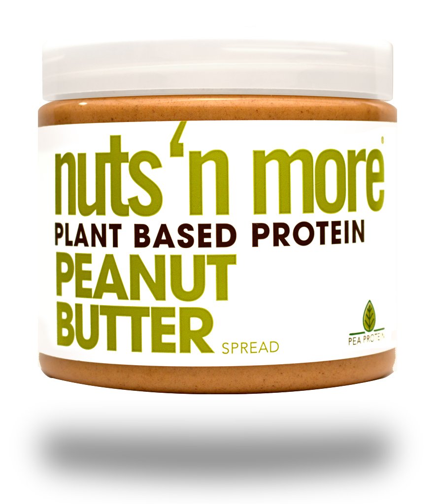 Now introducing...Plant Based High Protein Peanut Butter for the vegains! 💪🌱 #NutsnMore #Vegan