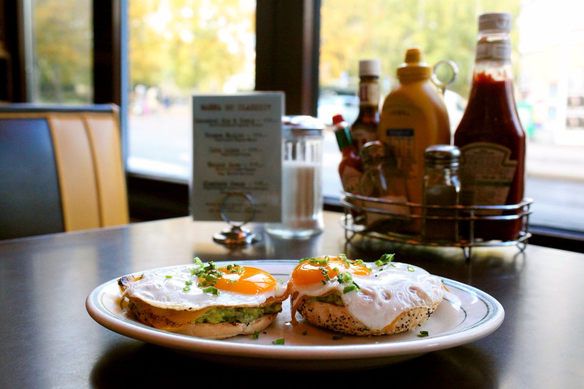 nighthawkdiner's tweet photo. Full steam ahead in prepping specials for the weekend, including the week's #52weeks52pancakes option (Chocolate-Orange 🍫🍊), a BBQ Omelette with a norsk-twist, alternate bagel breakie choice &amp; even something to sate vegan sweetteeth (plus mo' mo' mo').
Y'all brunchin this helg? https://t.co/fpCGRHHxon