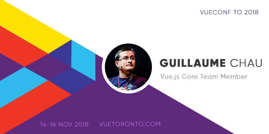 VueToronto's tweet image. 📢 Session Speaker
Looking to learn more about #VueCLI? We've got the right person to learn from! Guillaume Chau (@Akryum - @vuejs core team member) is joining us @VueToronto with a great talk on Vue CLI 3 UI!
Get your tickets now: vuetoronto.com
#VueConfTO #VueCLI3
