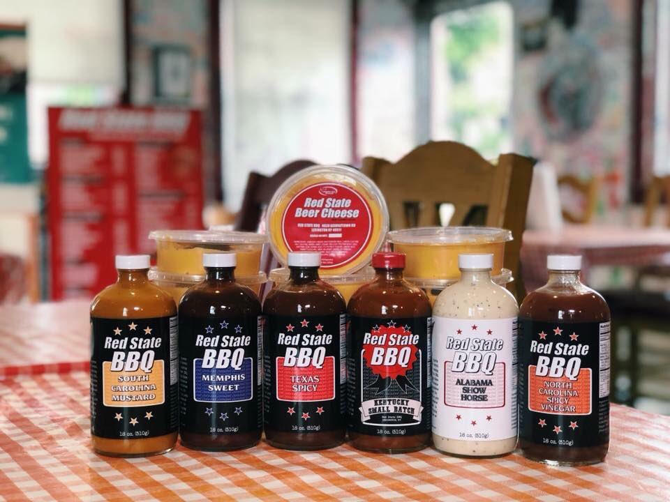 Red State Bbq On Twitter Our Beer Cheese And Sauces Are Perfect