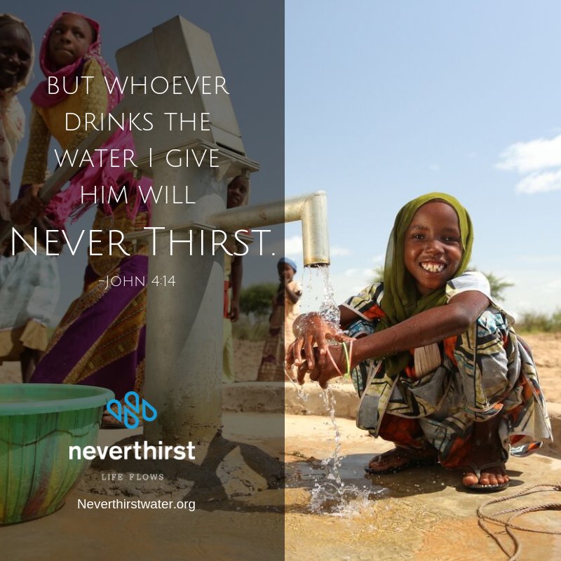 neverthirst's tweet photo. When a person’s most basic need for clean water is met, it opens the door for us to share about Jesus. https://t.co/h7JX1P5mAj 
#Neverthirst #10YearsofNeverthirst #CleanWater #EndtheWaterCrisis #LifeFlows #John414
#KingdomImpact #UntilAllAreServed https://t.co/ohbsCHAM5t