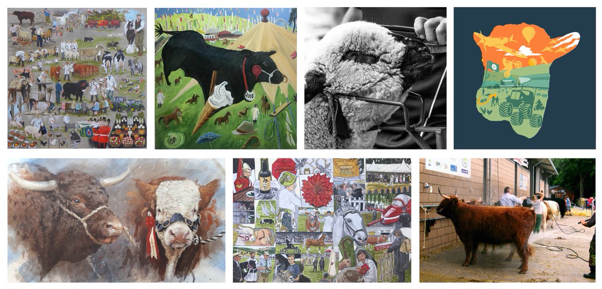 royalwelshshow's tweet photo. Over to you! The entries for the Royal Welsh Art competition are in and it’s time for you to vote for your favourite – which is the piece you believe best celebrates and captures the Royal Welsh Show? https://t.co/aBYrx3oS5s