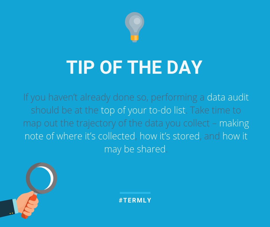 Termly_io's tweet image. Tip of the Day #Termly #DataAuditing ow.ly/GWUa30lXALn