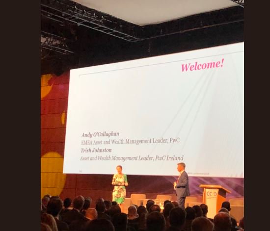 PwC_CI's tweet image. Our leadership team is present at the 2018 European Asset Managers&apos; conference @TheCCD in Dublin today with over 500 asset managers attending. The conference discusses the key growth drivers and pain points for the industry #pwcawm2018