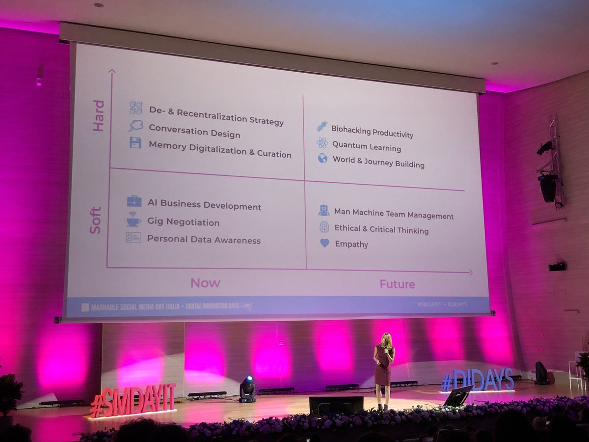 glowquarantani's tweet photo. Le skills del futuro con @adelesavarese di @NinjAcademy al #SMDAYIT 🚀 https://t.co/Y4gtXzgwVw