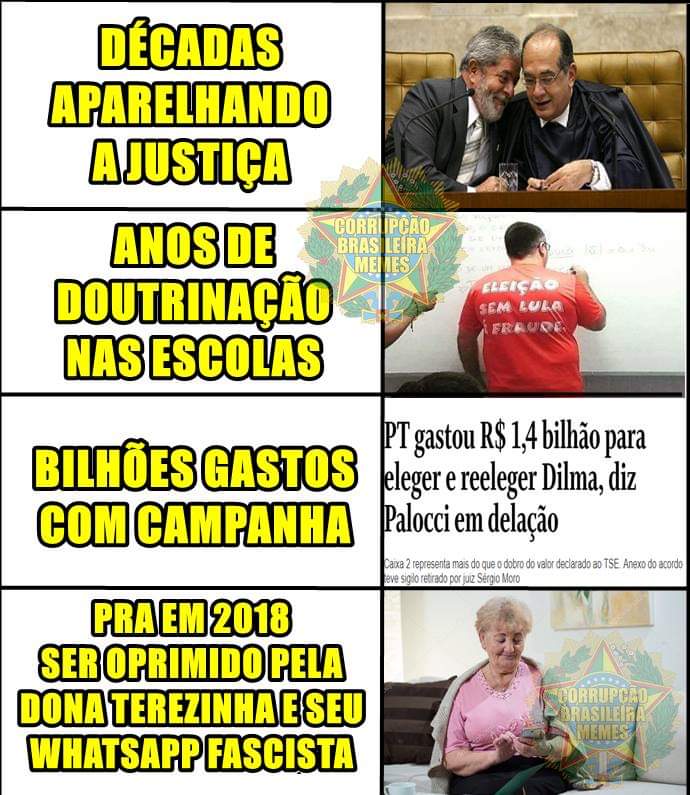 Corrupção Brasileira Memes - CBMστο X: De Cabelo blindado para a