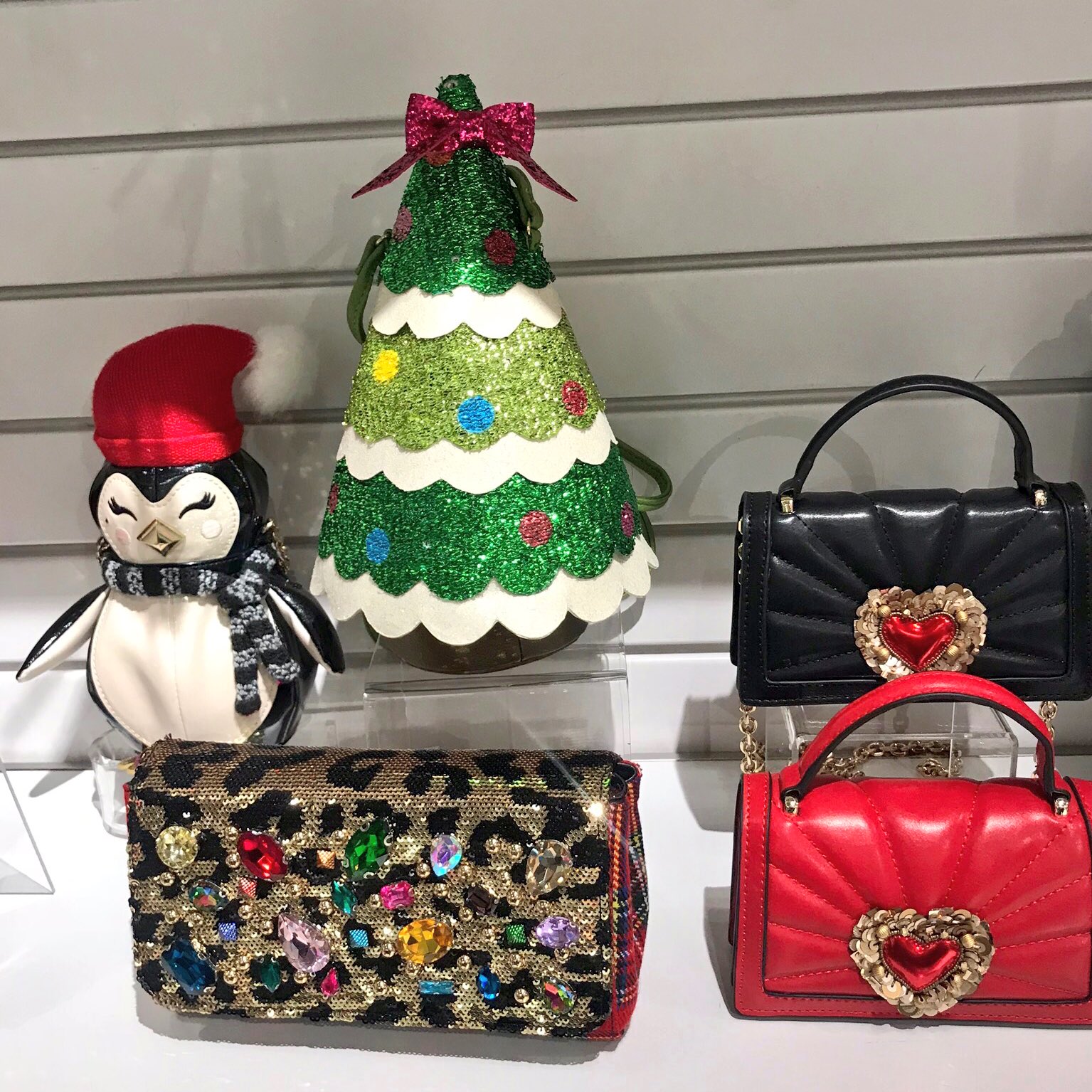 betsey johnson christmas tree purse