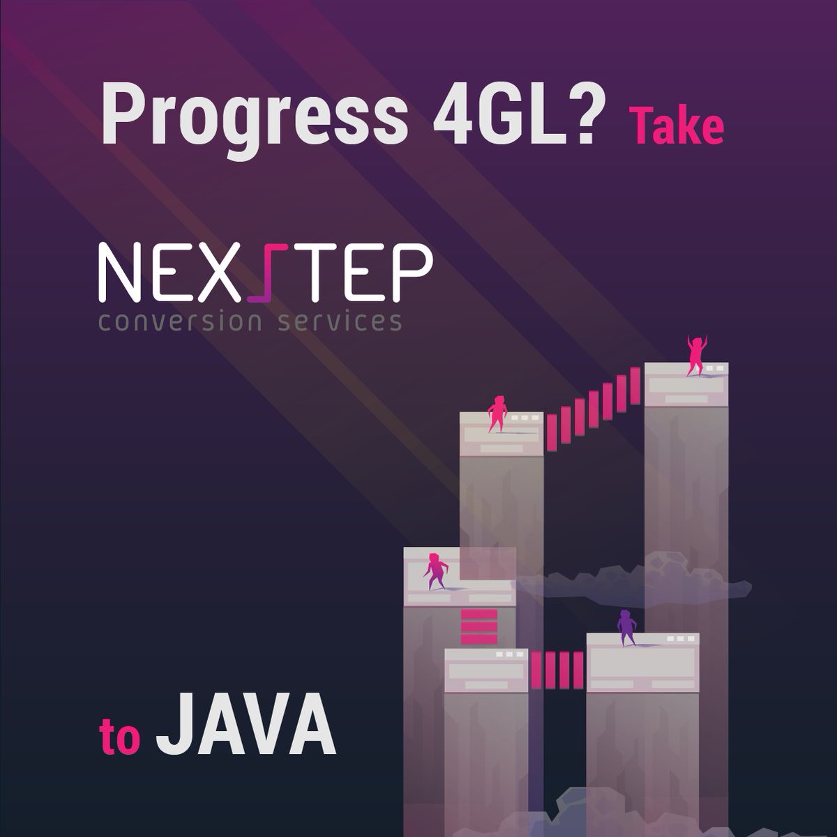 7bullsCom's tweet image. Nexstep from the creators of Reforms_21 - automatic migration from #Progress4GL to #Java 
nexstep.7bulls.com