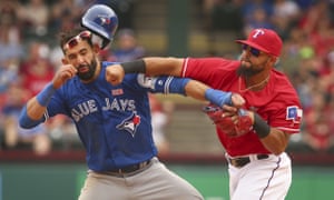 Happy 38th birthday to Rougie Odor\s punching bag, Jose Bautista. 