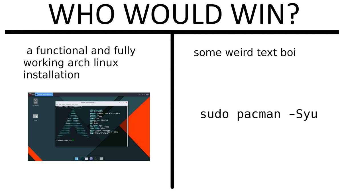 Arch Linux Memes On Twitter.